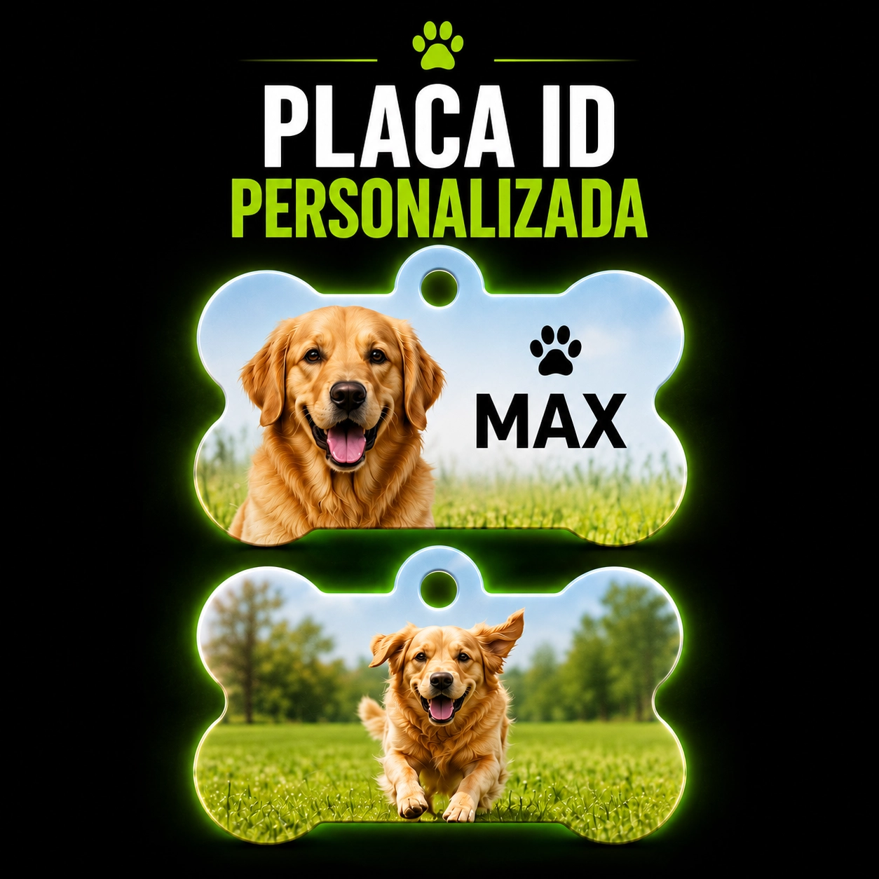 Placa ID Personalizada